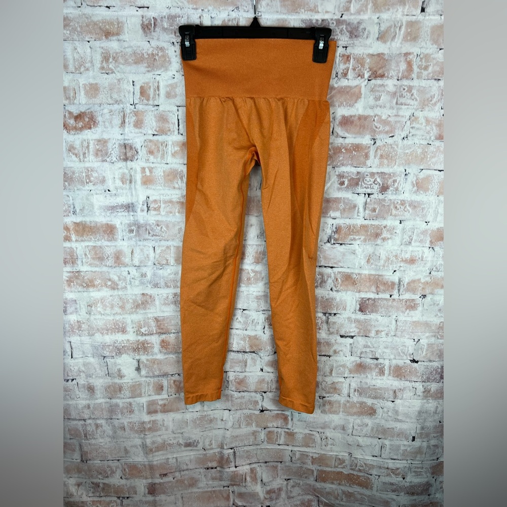 NVGTN Orange Seamless Leggings High Waist